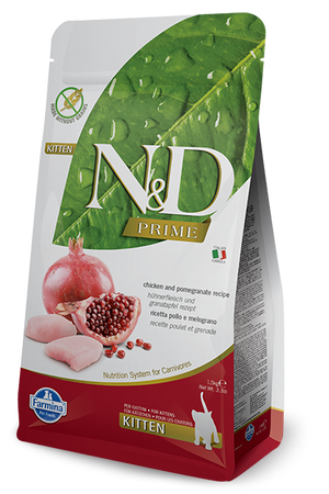 Farmina N&D Prime Chicken & Pomegranate Kitten Dry Cat Food