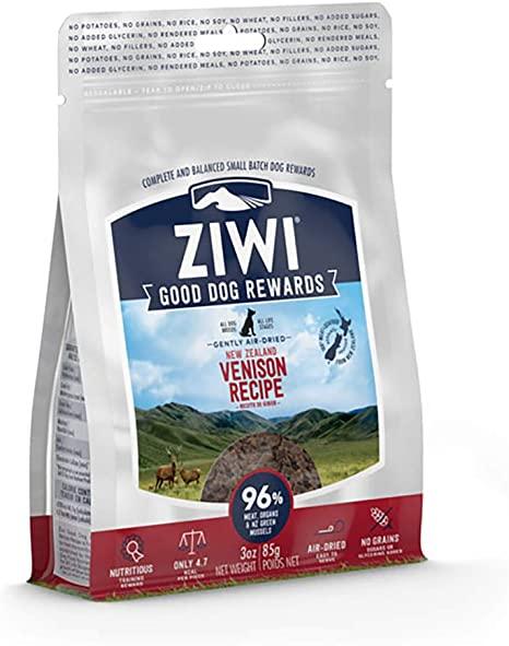 ZIWI Good Dog Rewards Venison Recipe Air-Dried Dog Treats, 3-oz|85.2-g