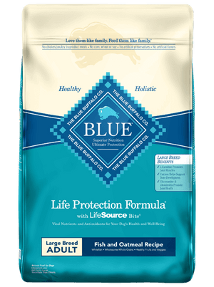 Blue Buffalo Life Protection Formula Large Breed Adult Fish & Oatmeal Recipe Dry Dog Food