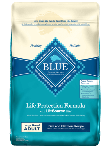 Blue Buffalo Life Protection Formula Large Breed Adult Fish & Oatmeal Recipe Dry Dog Food