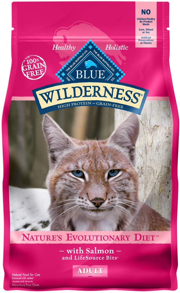 Blue Buffalo Wilderness Salmon Recipe Grain-Free Dry Cat Food