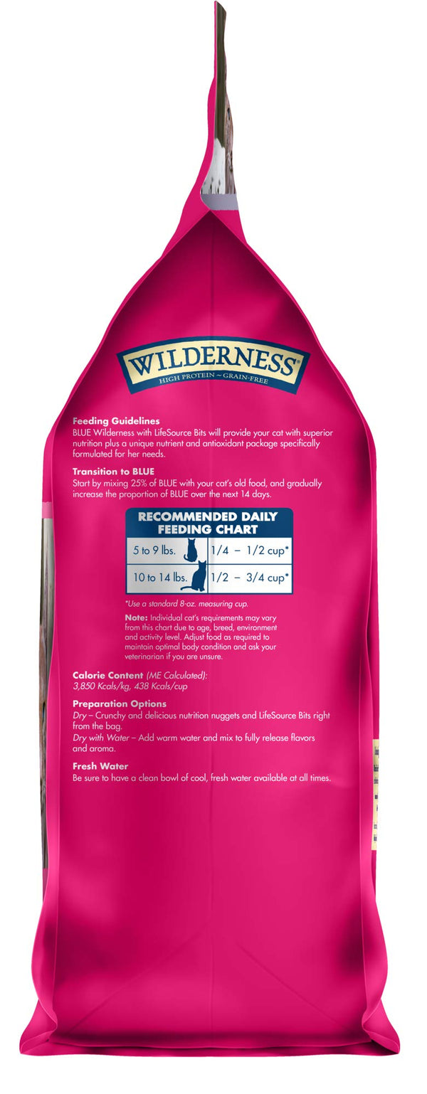 Blue Buffalo Wilderness Salmon Recipe Grain-Free Dry Cat Food