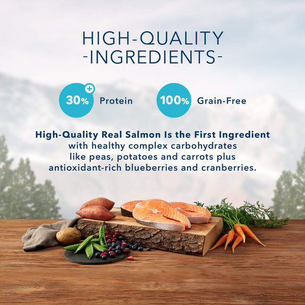Blue Buffalo Wilderness Salmon Recipe Grain-Free Dry Cat Food