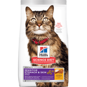 Hill's Science Diet Adult Sensitive Stomach & Skin Dry Cat Food