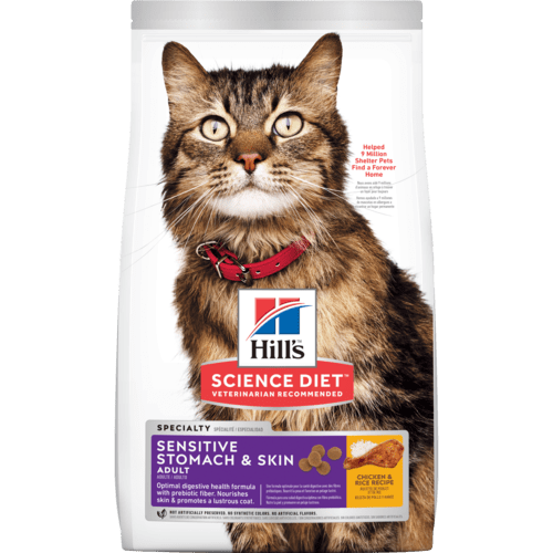 Hill's Science Diet Adult Sensitive Stomach & Skin Dry Cat Food