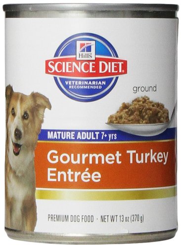 Hill's Science Diet Adult 7+ Turkey & Barley Entree Wet Dog Food
