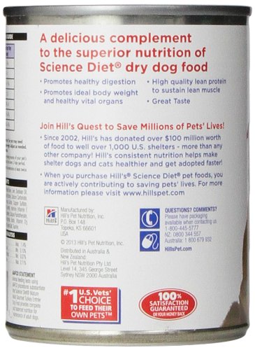 Hill's Science Diet Adult 7+ Turkey & Barley Entree Wet Dog Food