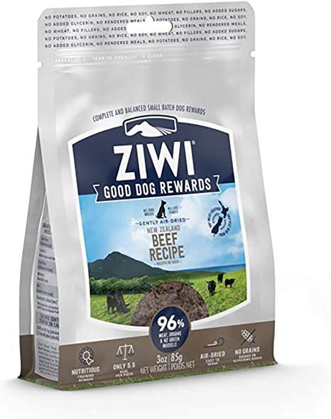 ZIWI Good Dog Rewards Beef Recipe Air-Dried Dog Treats, 3-oz|85.2-g