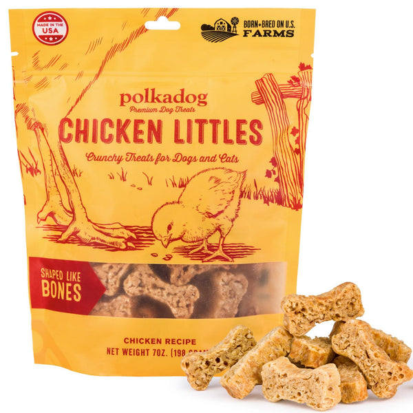 Polkadog Chicken Littles Bone Shaped Dog & Cat Treats