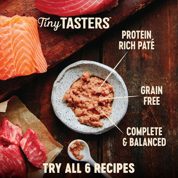Wellness CORE Tiny Tasters Chicken & Beef Pate Grain-Free Cat Food Pouches