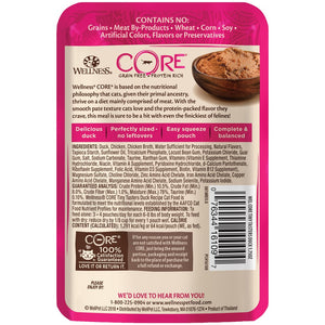 Wellness CORE Tiny Tasters Duck Pate Grain-Free Cat Food Pouches