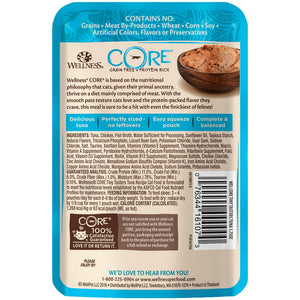 Wellness CORE Tiny Tasters Tuna Pate Grain-Free Cat Food Pouches
