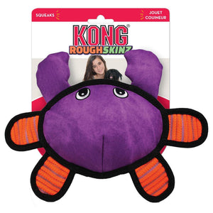 KONG Roughskinz Crab Dog Toy, Purple