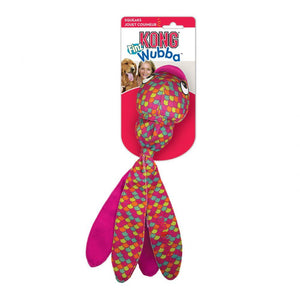 KONG Wubba Finz Dog Toy, Pink