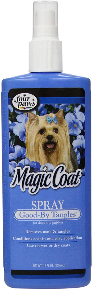 Four Paws Magic Coat Good-By Tangles Detangling Dog Spray, 12-oz