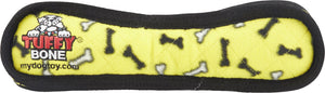Tuffy Ultimate Bone Dog Toy, Yellow Bones
