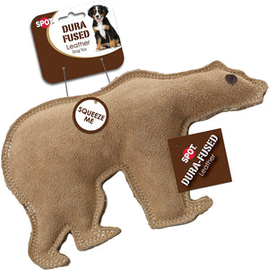 Ethical Pet Dura-Fused Bear Leather Dog Toy, Large