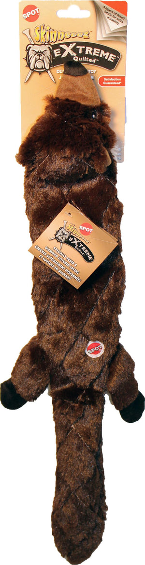 Ethical Pet Skinneeez Extreme Quilted Beaver Dog Toy