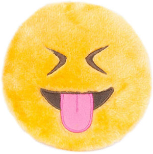ZippyPaws Squeakie Emojiz Tongue Out Dog Toy