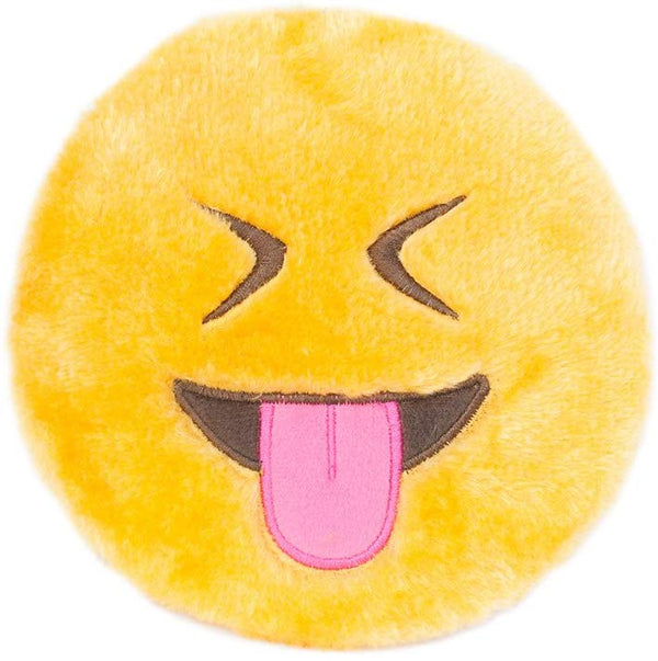 ZippyPaws Squeakie Emojiz Tongue Out Dog Toy