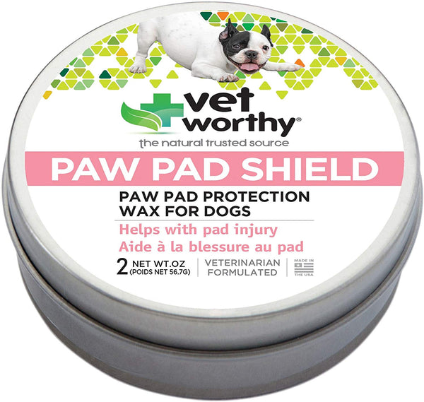 Vet Worthy Paw Pad Shield Wax for Dogs, 2-oz