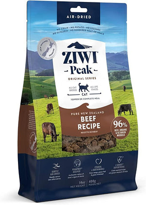 ZIWI Peak Beef Recipe Air-Dried Cat Food, 14-oz|400-g