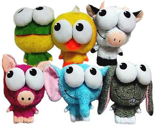 Multipet Big Eyez Assorted Plush Dog Toy, Character Varies