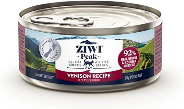 ZIWI Peak Venison Recipe Wet Cat Food Can