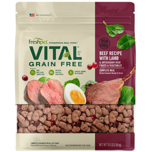 Freshpet Vital Beef Recipe with Lamb Grain-Free Dog Food