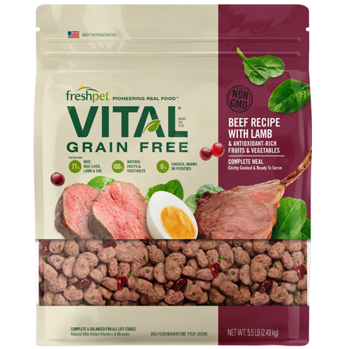 Freshpet Vital Beef Recipe with Lamb Grain-Free Dog Food