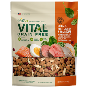 Freshpet Vital Chicken, Beef, Salmon & Egg Recipe Grain-Free Dog Food
