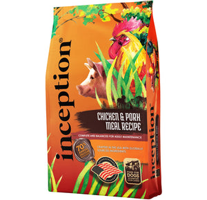 Inception Chicken & Pork Meal Recipe Dry Dog Food