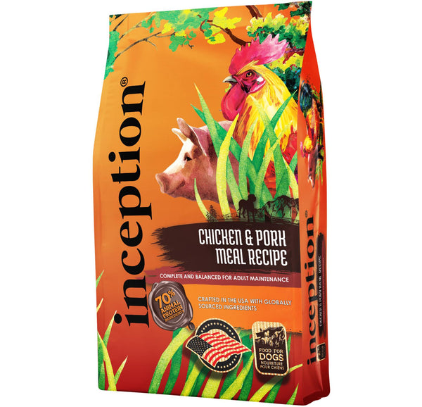 Inception Chicken & Pork Meal Recipe Dry Dog Food