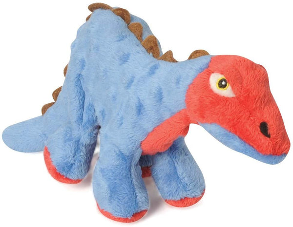 Godog Stegosaurus Spike Chew Guard Dog Toy, Blue