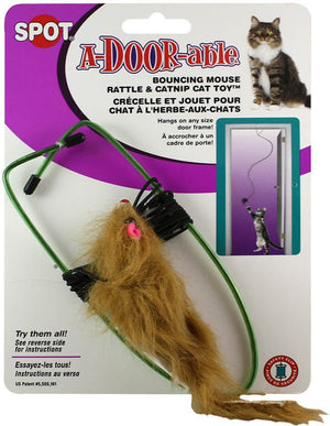 Ethical Pet Door-Able Bouncing Mouse with Catnip Cat Toy