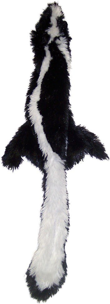 Ethical Pet Skinneeez Forest Series Skunk Stuffingless Dog Toy