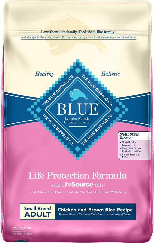 Blue Buffalo Life Protection Formula Small Breed Adult Chicken & Brown Rice Recipe Dry Dog Food