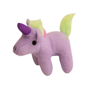 Snugarooz Magical Unicorn Plush Dog Toy, Assorted Colors, 5-in
