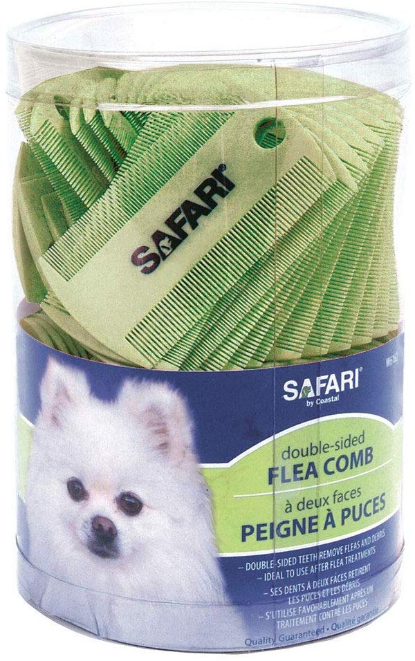 Safari Double-Sided Plastic Cat & Dog Flea Comb