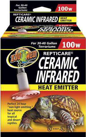 Zoo Med Repticare Ceramic Infrared Reptile Heater, 100-watt