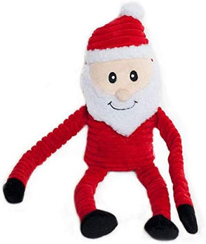 ZippyPaws Holiday Crinkle Santa Dog Toy