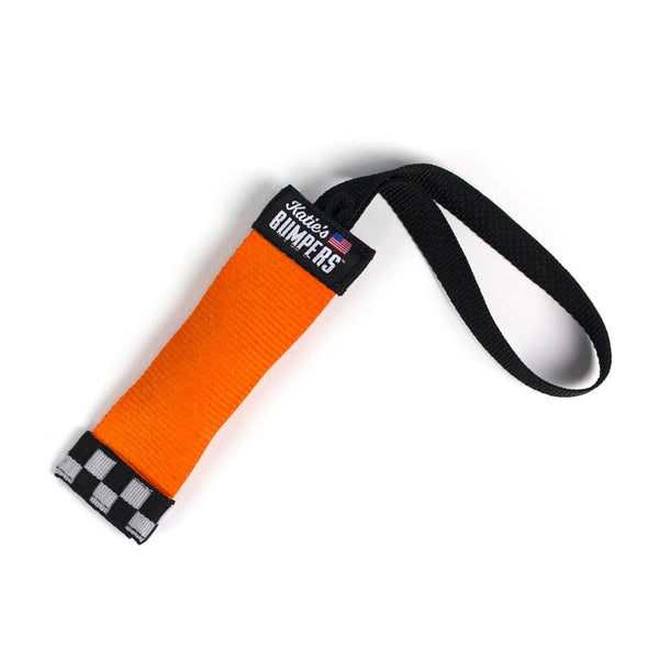 Katie's Bumpers Sqwuggie Firehouse Dog Toy, Orange