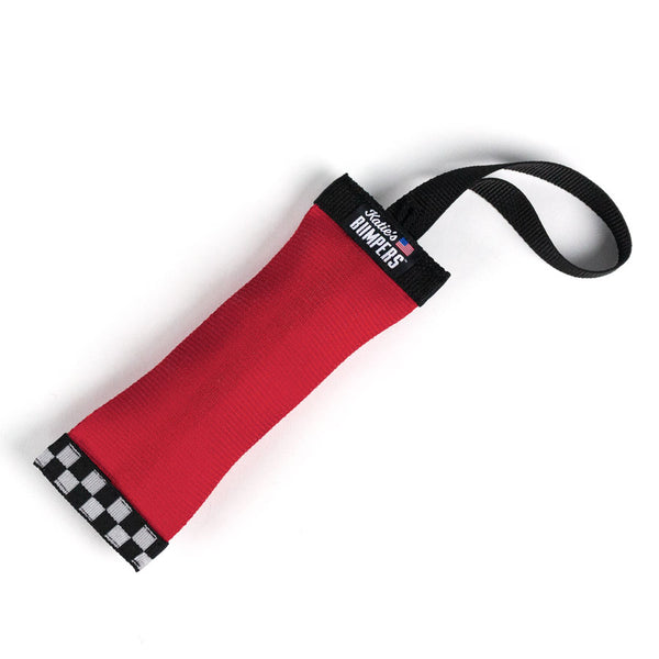 Katie's Bumpers Sqwuggie Firehouse Dog Toy, Red