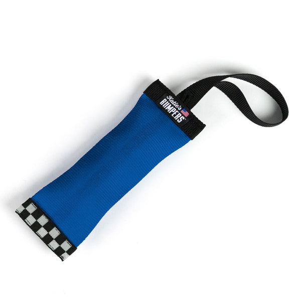 Katie's Bumpers Sqwuggie Firehouse Dog Toy, Blue