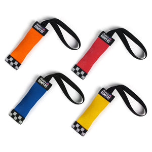 Katie's Bumpers Sqwuggie Firehouse Dog Toy, Blue