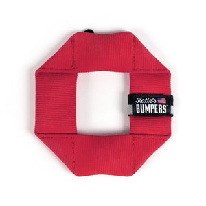 Katie's Bumpers Mini Frequent Flyer Square Firehouse Dog Toy, Red