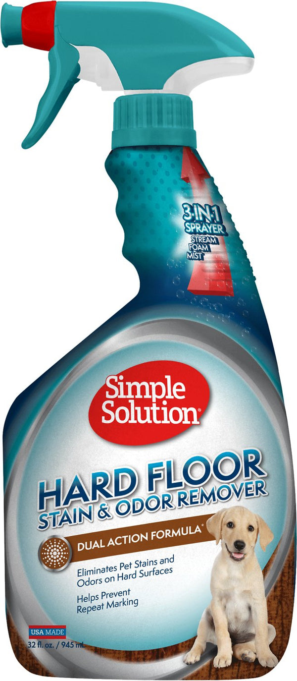 Simple Solution Détachant et désodorisant pour sols durs, bouteille de 32 oz