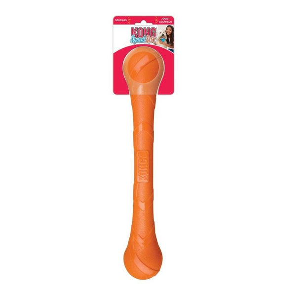 KONG Squeakstix Dog Toy, Orange, Large