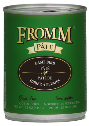 Fromm Game Bird Pate Canned Dog Food