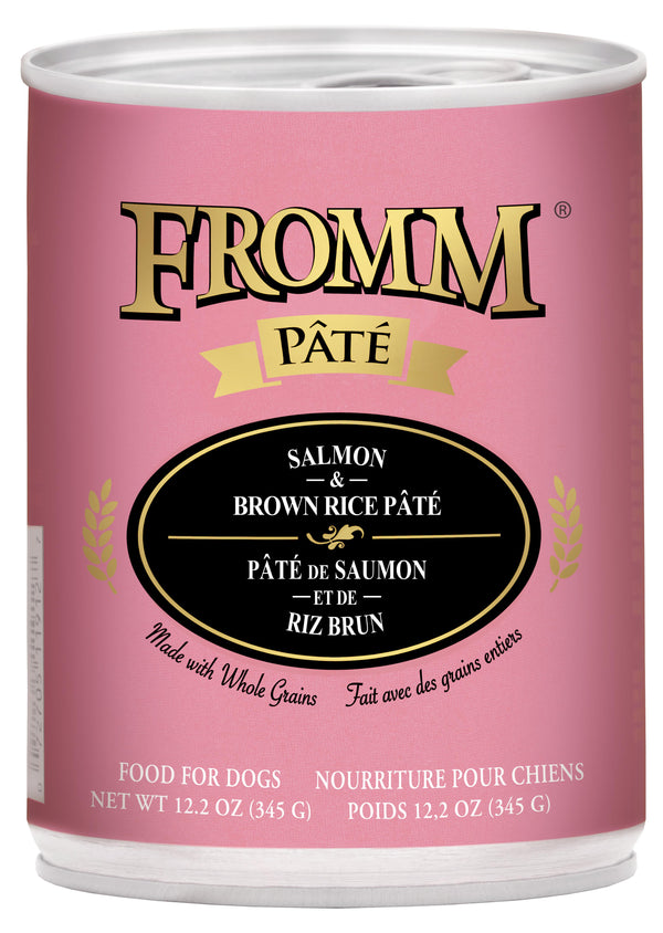 Fromm Salmon & Brown Rice Pate Canned Dog Food